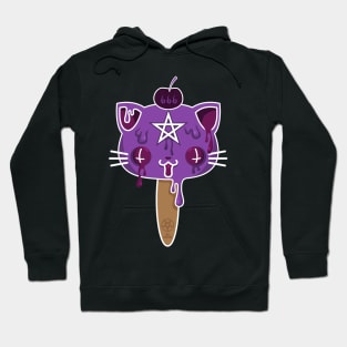 Satanic kawaii kittie ice cream Hoodie